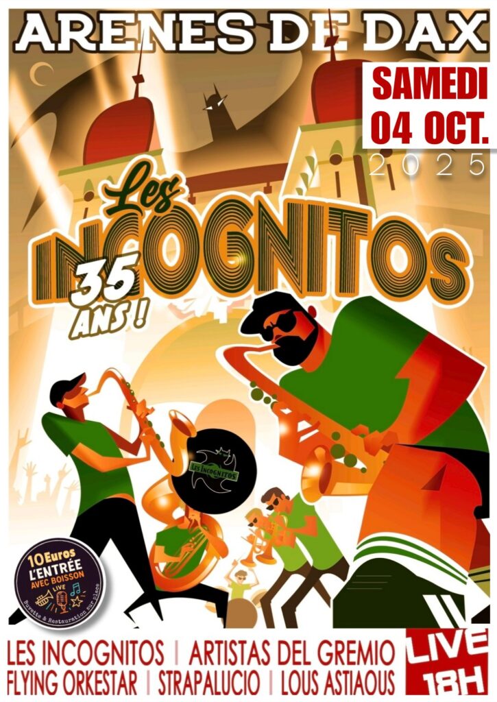 Affiche 35 ans des Incognitos